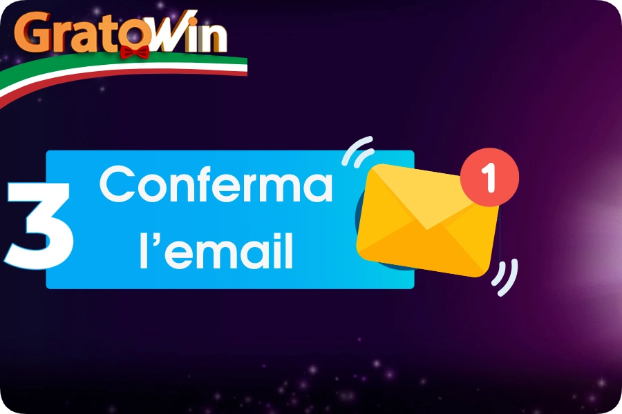 gratowin Conferma l’email