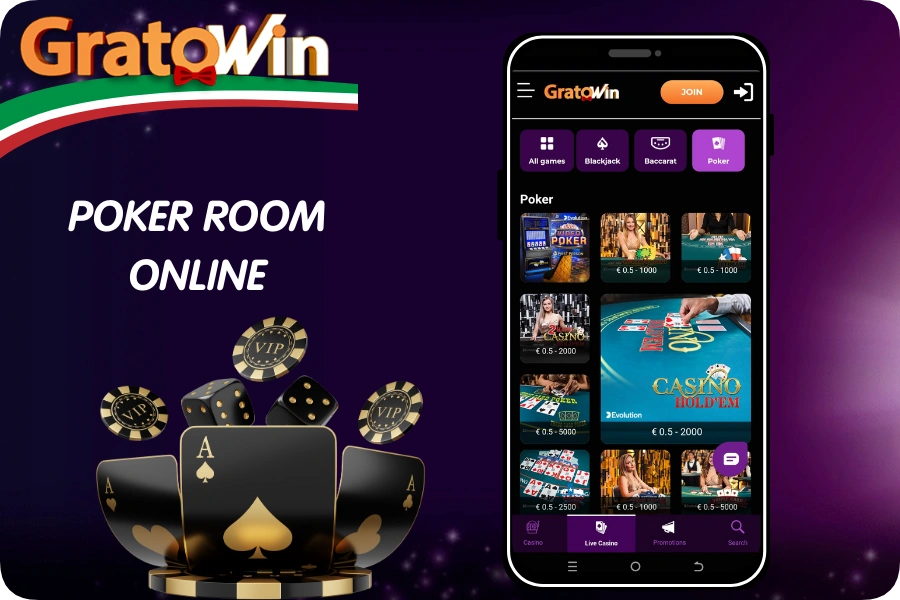 Gratowin Poker Room Online